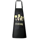 Vicloon Grillschürze für Männer, Verstellbare Schürze mit 2 Taschen,Bändern...