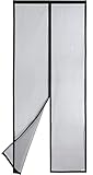 Apalus VP Fliegengitter Tür, Magnet Insektenschutz Balkontür 90x210 cm, 2 x...