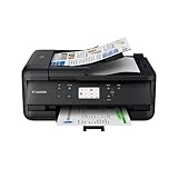 Canon PIXMA TR7650 Multifunktionsdrucker DIN A4 - Farbtintenstrahldrucker schwarz 4 in 1...