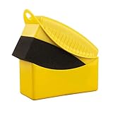 HUSHUI Tyre Dressing Applikator Pad mit Abdeckung Applikationsschwamm Reifenpflegeschwamm...