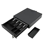 Glomora Registrierkasse, 3 Münzfächer, 4 Geldscheine, 3-stufiges Schloss, Elektronische...