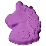 Silver-Stage Einhorn Backform Unicorn rosa Kuchenform für backen Kindergeburtstag...