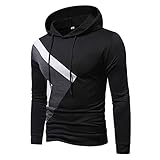 Mymyguoe Männer Sweatshirts Bequeme Übergroße Streetwear Tops Fashion Pullover Herren...