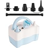 Elektrische Luftballonpumpe – Werkzeug 550 W mit 5 Düsen | Maschine zum Aufblasen von...