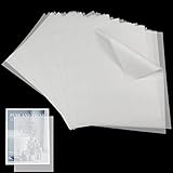 100 Stück Transparentpapier 17g/m², Suofuolef A4 210X 297mm Pauspapier für...