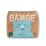 Bambe | Öko-Windeln | Größe M | von 5 bis 10 kg | ca. bis 10 Monate | Packung mit 36...