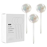 HOVCEH Pflanzen Bewässerung Glas, 3pcs Bewässerungskugel Klein, Gießkugeln...