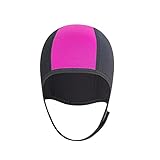 Fivetwofive -Schwimmkappe,Neopren-Taucherhaube -Neoprenanzug-Kappe mit...