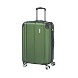 travelite Hartschalenkoffer mittelgroß, erweiterbar, 4 Rollen, CITY, Trolley...