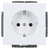 Busch-Jaeger 20 EUC-84 SCHUKO® Steckdose (Thermoplast) Studioweiß 2CKA002011A3725 future...