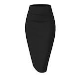 Girstunm Damen lässiger Bleistiftrock schlanker kurzer Rock Business-Stil kurzer Rock...