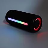 Cuifati RGB-Beleuchtungslautsprecher, Tragbarer Wasserdichter Kabelloser BT-Lautsprecher...