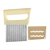 Generisch Kartoffelschneider Edelstahl - Wellenschneider | Wellenschnitt Pommes Zwiebel...