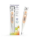 scala Digitales Fieberthermometer SC 44 flex Speed Eisbär, weiß, Kinder und...