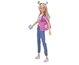 Simba 105733602 - Steffi Love Kitty Fashion, Ankleidepuppe in einem modischen...