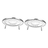 BRIGHTFUFU 2Stücke Dampfgarer Einsatz Abnehmbares Dampfgestell Für Topf Und Dampfregal...