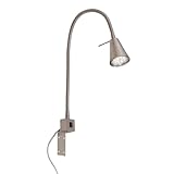 BRILONER - LED Leselampe mit Ein/Aus-Schalter, schwenkbar, viele Befestigungspositionen,...