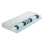 BMM Matratze 90x200 cm Ortho Medic Taschenfederkernmatratze Härtegrad H2/Öko-Tex...