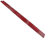 Roter Bambus gefärbt 200cm mit 2,8 bis 4cm, Moso Rohr - farbiges Bambusrohr farbig