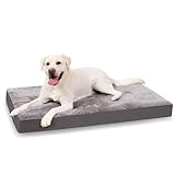 KSIIA Orthopädisches Hundebett für Große Hunde, XL Waschbar Hundekissen Flauschig...