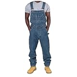 Generisch overall herren arbeitskleidung, Herren Denim Latzhose Overalls...