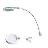 Lumeno 6805WS Lupenleuchte LED Klemmleuchte mit 30 SMD-LEDs, 6 Watt, 550 Lumen Ideal für...