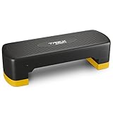 TREX SPORT Steppbrett für zuhause höhenverstellbar TX-030AS | 68×28×10/15/20cm Aerobic...