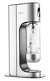 Aqvia Exclusive Wassersprudler mit Gehäuse aus poliertem Edelstahl, inkl. 2x...