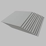 CB Home & Style 10er Pack Malpappe Malkarton Leinwandkarton vorgrundiert Baumwolle weiß...
