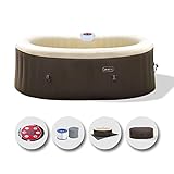EASE.ZONE Aufblasbare Whirlpool-Badewanne, oval, 190 x 120 x 65 cm (550L/145GAL) mit...