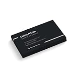 100 Visitenkarten 'Frame' - 1-seitig - Querformat - rechteckig - viele Farben + Papier zur...