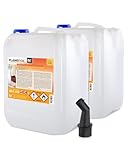 Höfer Chemie Bioethanol 96,6% Premium 2 x 10 L - Ethanol für Tischkamin, Kamin...