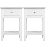 Yaheetech Nachttische, Beistelltisch-Set, 2er-Set Sofatische, kleine Couchtische,...
