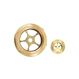 1PC M18x1.5 Metric Male Thread Brass Oil Level Sight Glass Window