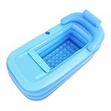 Aufblasbare Badewanne Tragbare aufblasbare Badewanne, blaue, Reise-Warmbadewanne,...