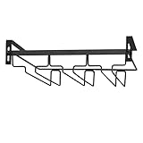 HCLZOE Wein Glas Regal Unter Dem Schrank, 3 Reihig HäNgendes Stemware Rack Metall Glas...