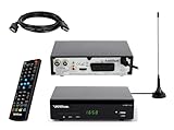 Vantage VT-92 DVBT2 Receiver Bundle mit passiver DVBT2 Antenne, DVB-T2 Receiver...