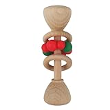 Hölzernes Baby Zum Spielen Rasselgriff Baby Beißspielzeug Zum Hören Sensorische...
