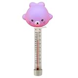 Schwimmendes Wasserthermometer, Tierform Schwimmbad Thermometer, Cartoon-Wassertemperatur...