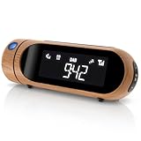 CSL - DAB Plus Radio - Radiowecker Projektionswecker digital – DAB/DAB+ / FM...