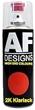 Alex Flittner Designs 2K Klarlack matt Spraydose mit Härter Sprühdose 400ml kratzfest...