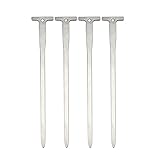 Camping Zeltheringe Aluminium Zeltheringe Heringe Garten Bodenanker mit Haken Winddicht...