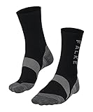 FALKE Unisex Fahrradsocken BC6 Pro, Funktionsgarn, 1 Paar, Schwarz (Black-Mix...