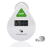 SolidGoods Duschuhr - 5 Minuten Badezimmer Uhr mit Saugnapf - Digital Uhr mit...