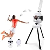 XNZJHPP Automatische Badminton-Aufschlagmaschine, Badminton-Federball-Werfer mit Einer...