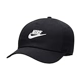 Nike FB5063-010 K NK Club Cap US CB FUT WSH Hat Unisex Black/White Größe 1SIZE