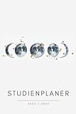 Studienplaner 2021/2022 (Mondphasen): Schulplaner für die Universität, Hochschule,...