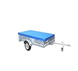 Himaya Anhängerplane Flachplane mit Gummigurt -Stema 2075X1140x80mm blau - PKW Anhänger...