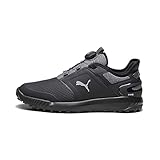 PUMA Herren Ignite Elevate DISC Golfschuh, Black-Quiet Shade, 43 EU