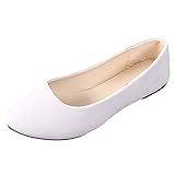 Flache Sandalen für Damen – modisch, reine Farbe, schlicht, lässig, flache Schuhe,...